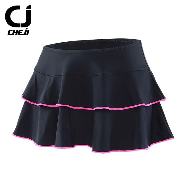 

cheji women's cycling skirt quick dry outdoor tennis sport skirts mtb road bike bicycle shorts skirt black pink