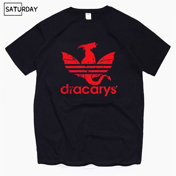 

dracarys sport унисекс футболка для взрослых harajuku винтажный стиль футболка camisetas hombre футболка мужская одежда 2019, White;black
