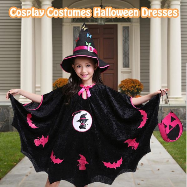 

cosplay costumes halloween dresses make-up clothes for children little girl dress baby children's clothing party fancy dress, Red;yellow