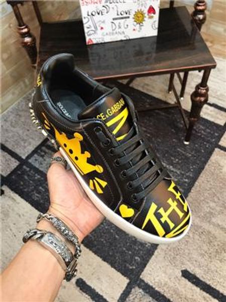 

2020 мода Ѭок Ѭабоае камђлж кожа кѬоовки обђв мђжин и женин Ѭок гвозд н, Black