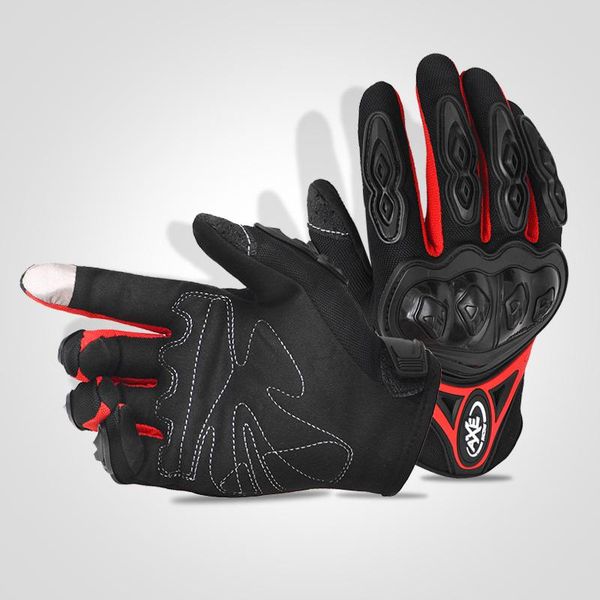 

autumn and winter riding glove 5 colors options breathable sports accident prevention bike cycling gloves for men women, Black