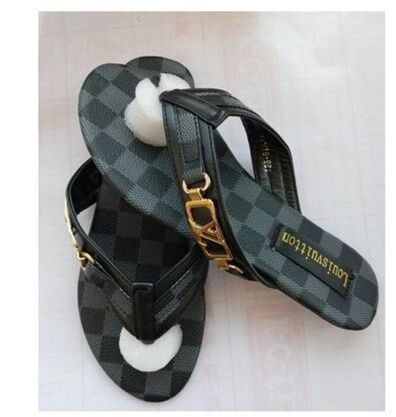 

2019 fashion women's sandals slippers for women luxury flower printed beach flip flops slipper ing, Black