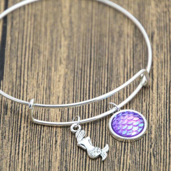 

древний серебряный голографический браслет русалки весы русалки рыбья чешуя браслеты шиммери русалка роскошный дизайнер ювелирных изделий же, Black