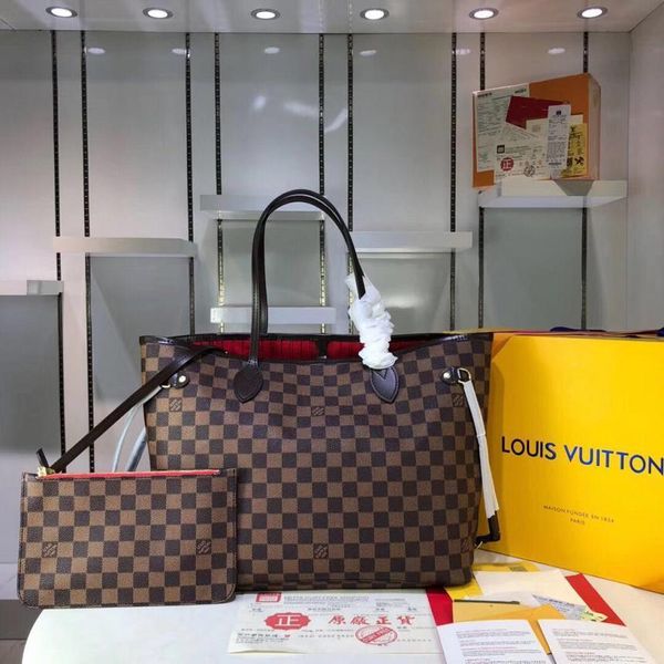

xx266 louis vuitton 100% genuine leather wallet women handbags wallet men clutch satchel shoulder bags purse, Golden;silver