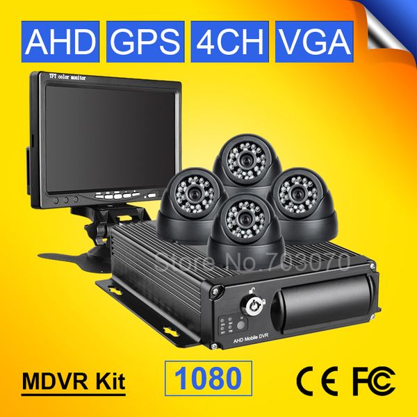 

dhl быстрая доставка ahd sd card автомобиль мобильный dvr с gps функция g-сенсор цикл воспроизведения запись 1080 mdvr ktis автомобильный ви