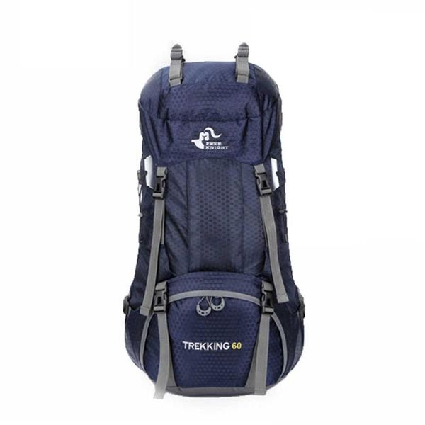

travel camping large capacity with rain cover hiking sports waterproof polyester outdoor backpack climbing wear resistant 60l
