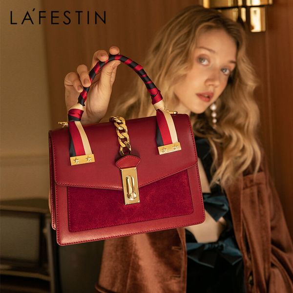 

lafestin 2019 new women bag fashion leather handbag temperament shoulder bags large capacity messenger bag