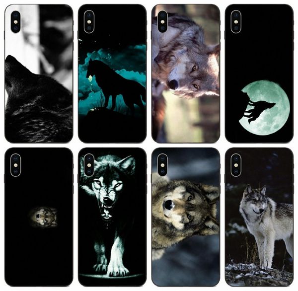 

tongtrade] purple wolves stare howl case for iphone 11 pro max x xs 8s 8 7s 7 6 5 plus samsung a80 a8s a9 honor v10 htc desire 12 plus case