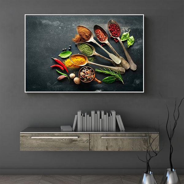 

modern kitchen wall art canvas painting seasoning picture print on canvas posters and prints wall pictures for dining room decor