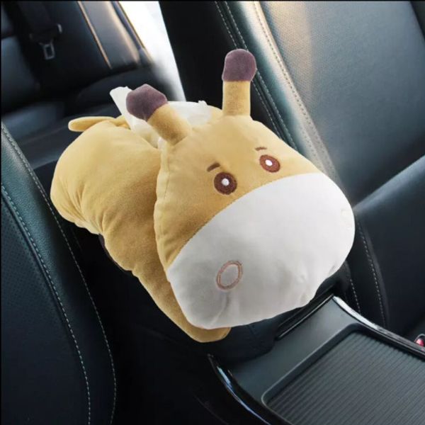 

creative car tissue box handrailbox hanging cartoon cute towel bag drawer papers cover car interior decoration accessories 1pc