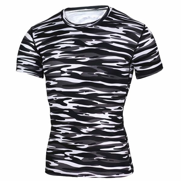 

men's running t-shirts quick dry compression sport t-shirts fitness gym running shirts tees men sportswear short sleeve fitness, Black;red