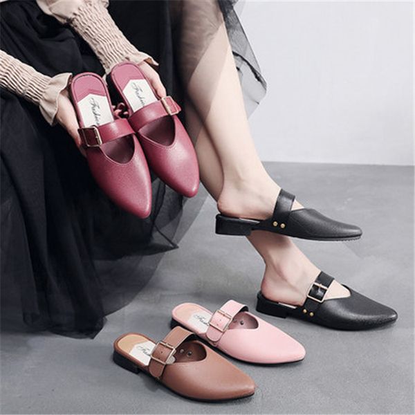 

cover toe rubber flip flops shoes woman 2020 slippers flat med slipers women luxury slides hawaiian soft new designer pu rome, Black