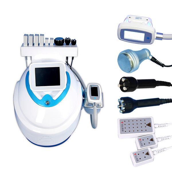 

2020 cryolipolysis equipment frozen fat machine cavitation vacuum rf face lifting laser lipo portable body cryo fat for salon use