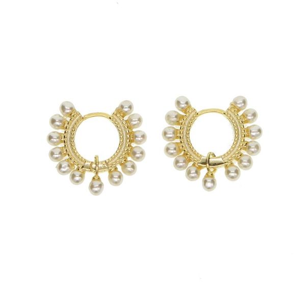 

100% 925 sterling silver pearl charm wedding brial gift jewelry three color sea pearl classic women girl dainty silver earring, Golden;silver