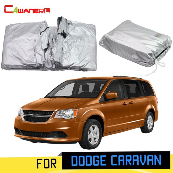 

cawanerl for dodge caravan 1984-2019 full car cover anti-uv sun rain snow scratch resistant cover windproof with anti-theft lock