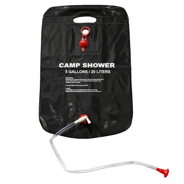 

outdoor shower water bag portable shower bag camping suburban collapsible solar heating bathing camping equipment