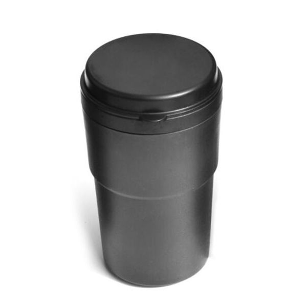 

portable auto car truck led cigarette smoke car ashtray smokeless ashtray cigarette holder anti-slip rubber