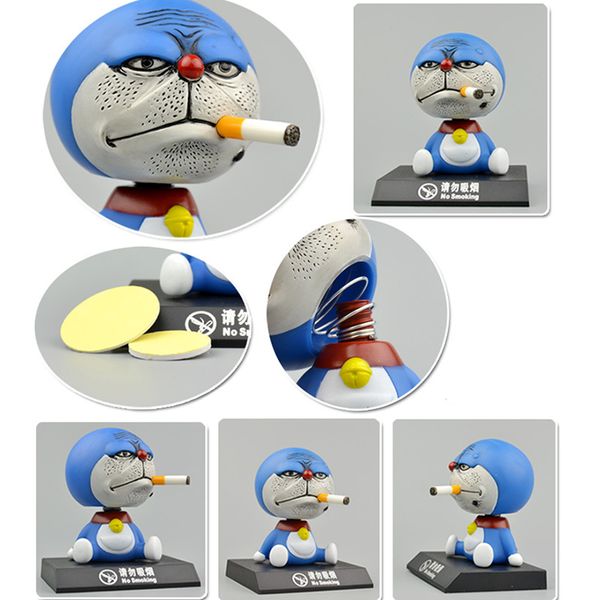 

1pcs car seat ornament lovely shook head dolls auto inside crafts decoration cute cartoon model design toy car accessories gift