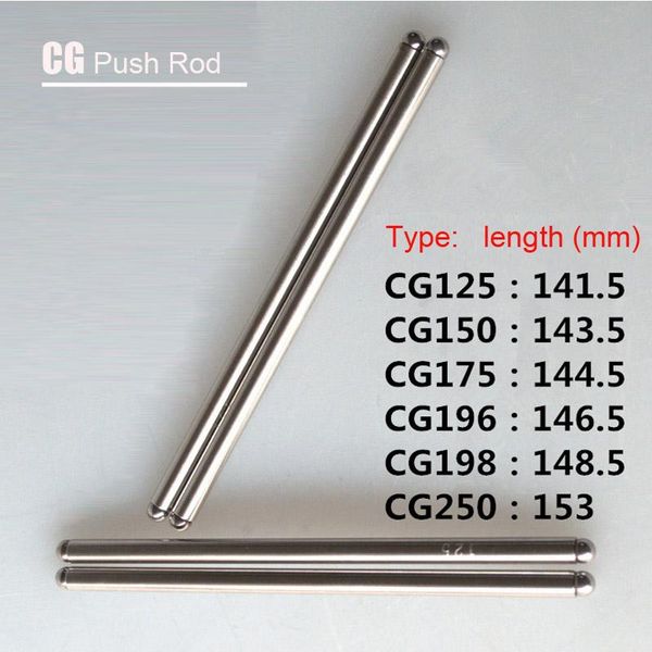 

1 pair motorcycle engine rocker arm connecting push rod mandrel for cg125 cg150 cg175 cg196 cg198 cg200 cg250 dirt bike go cart