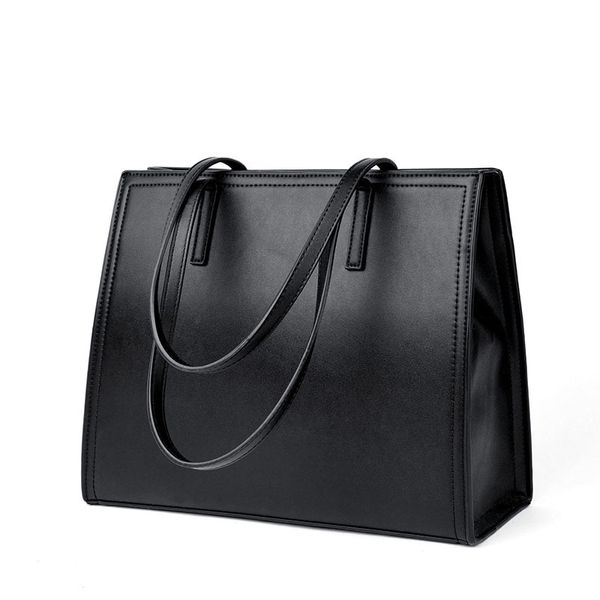 

2020 ladies simple shoulder bag bag fashion women's large capacity soft leather