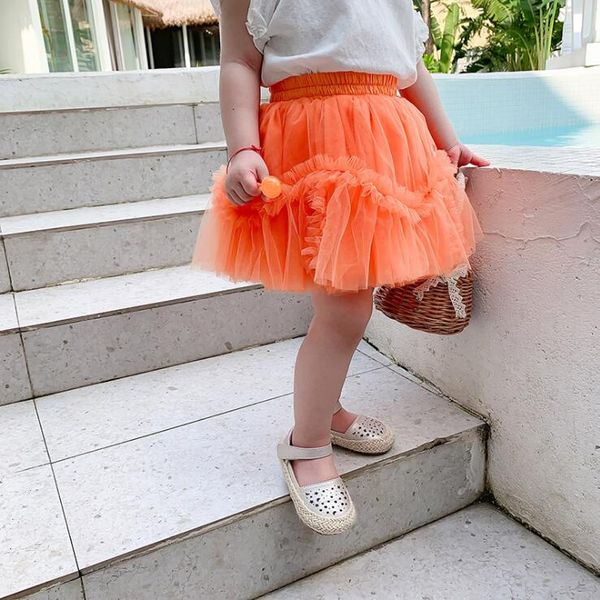 

2020 new wholesale girls ruffles skirt summer fashion girls skirts 1-7 years ho628