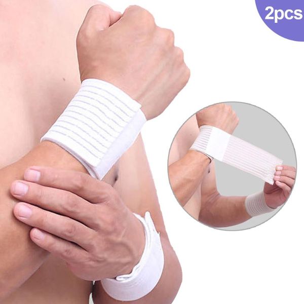 

new 2 pcs weight lifting sports wristband gym fitness wrist wraps bandage training brace safety hands bands xd88
