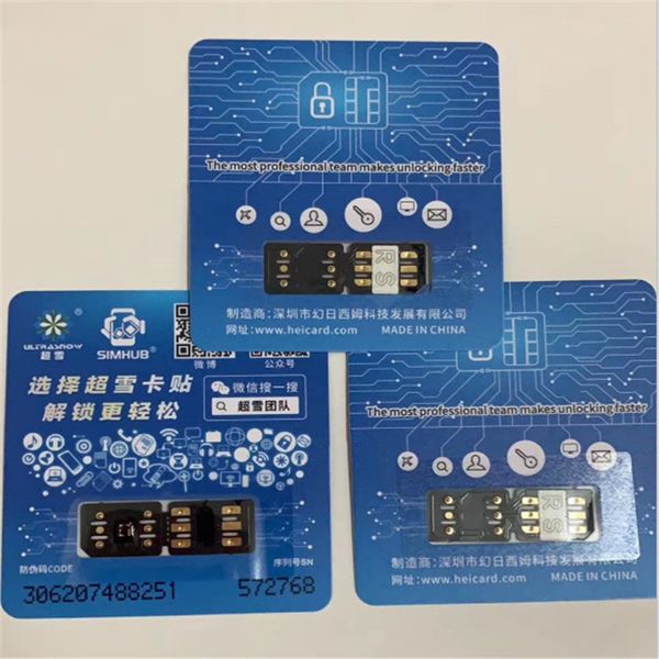 

dhl new original chinasnow heicardsim mix v1.37 for ip6-xr 11 pro max with iccid & imsi & tmsi mode unlock sim card