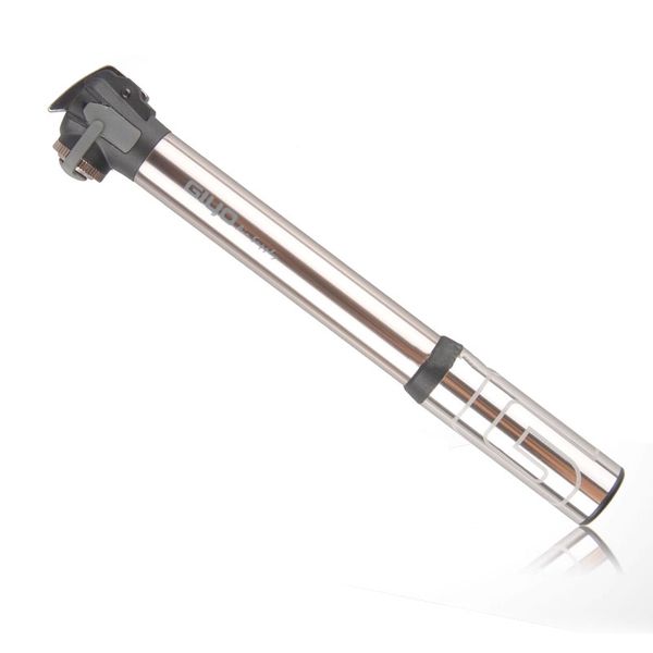 

giyo bicycle pump 120psi 20cm aluminum alloy portable pocket hand inflator presta schrader compact size high capacity gm-49l