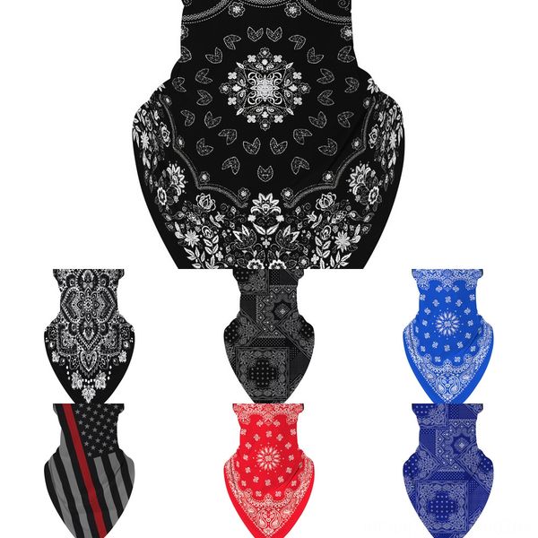 

pxmce summer fashion women scarf silk chiffon handkerchief outdoor windproof party scarf dust-proof sunshade face half masks 18 colors, Black
