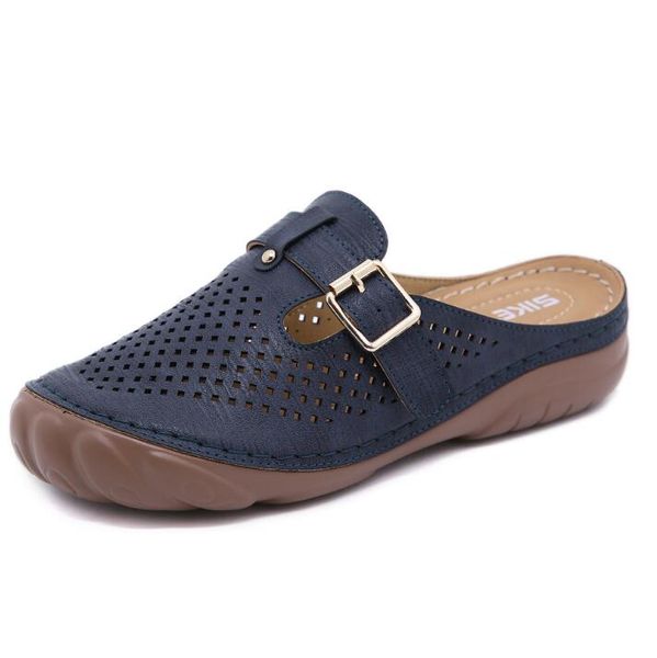 

2020 new slippers metal button fashion women shoes for woman flip flop summer shoes female non-slip chaussures femme sandals good quality, Black