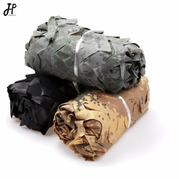 

1.5m width diy camouflage netting sun shelter tents 150d polyester oxford filet militaire camouflage net tactical gear