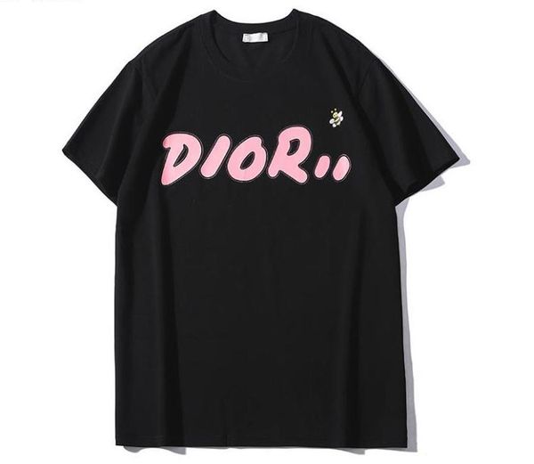 

2019 top luxury de igner pari printing logo t hirt pure cotton t hirt for men women ummer woman hort tee polo hirt clothing, White