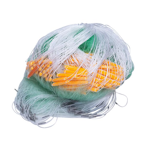 

strong nylon net 3layer fishing net depth 1.5m-3.0m gill length 80m mesh 20mm-75mm fishing network rede de pesca outdoor