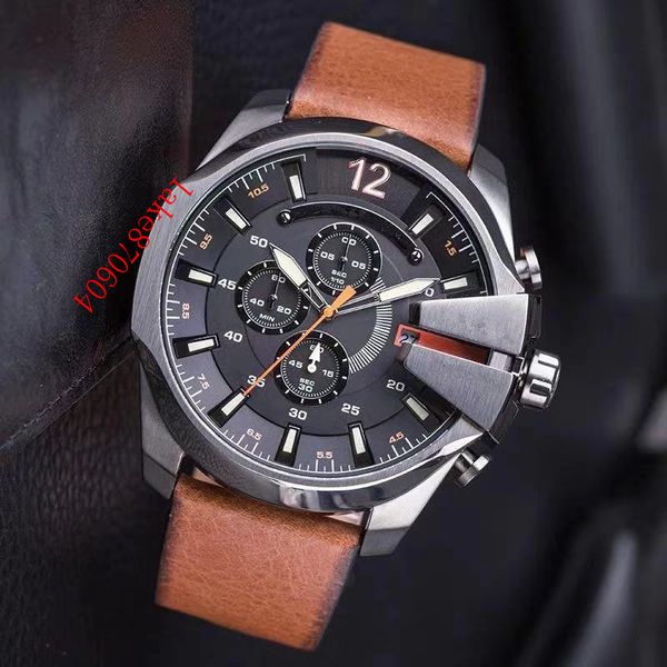 

real japan movement dz watch mens fashion wristwatch dz4329 dz4318 dz4323 dz4328 dz4329 dz4338 dz4343 dz4344 dz4427 dz4465 dz4477 hour, Slivery;brown