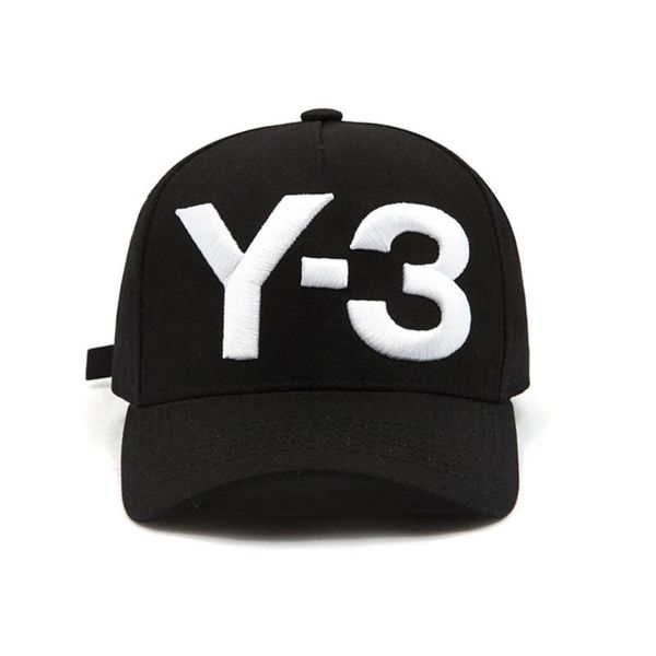 

fashion y-3 pure cotton peaked hip hop baseball caps embroidered letter adjustable men women casual snapbacks sport visor gorras hats, Blue;gray
