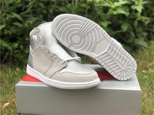 

2020 release 1 high og japan 2001 2020 co .jp basketball shoes neutral grey white metallic silver 1s authentic shoes sneakers with box