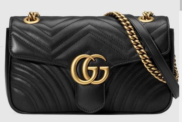 

Marmont small matelassé shoulder bag 443497 Women Fashion Shows Shoulder Bags Totes Handbags Top Handles Cross Body Messenger Bags