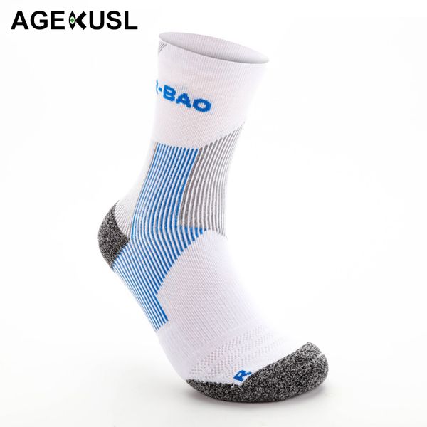 

twe reflective compression cycling socks safety sports socks men women anti-sweat road mtb bike bicycle running hiking, Black