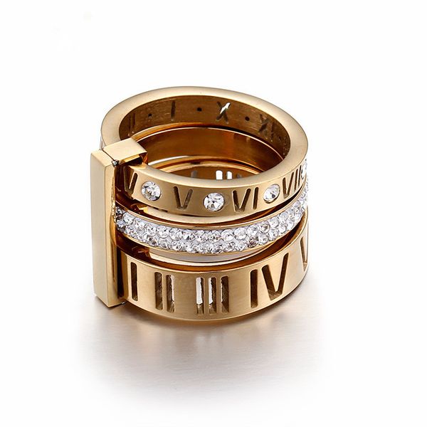

2020 engagement ring steel fashion silver jewelry wholesale 18 k gold plated mens titanium wedding bands for women stainless