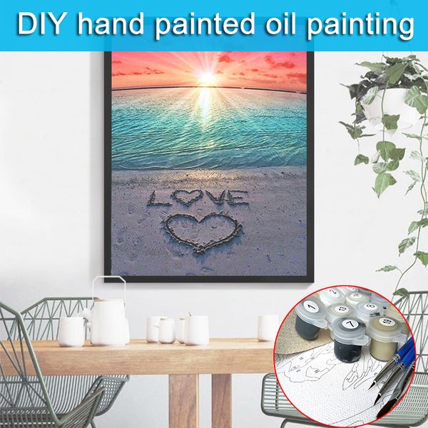 

живопись по номерам для взрослых начинающих diy наборы на холсте без рамки 40х50см подарок kqs8