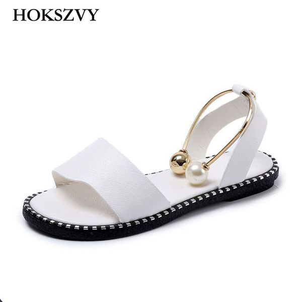 

hoksvzy 2019 sandals flip flops new summer fashion rome slip-on breathable non-slip shoes woman slides solid dfgd-a12 y200405, Black