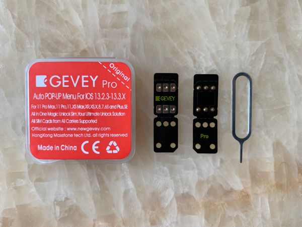 

new green gevey pro v13.1.1 iccid+mnc mode for ios 13.3 13.2.3 13.2.2 unlock perfect for iphone11 pro xs xr max pot working