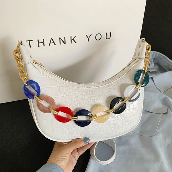 

sweet girls fashion crossbody bags for women 2020 summer chains shopping shoulder bag ladies pu leather messenger bags purse