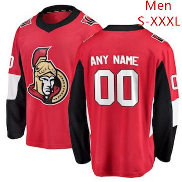 

Custom Ottawa Senators Red Third Jersey Any Number Name men women youth kid White Black #2 Lassi Thomson Tkachuk Chabot Lindberg Pageau