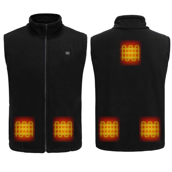 

usb battery heating vest, Black;white