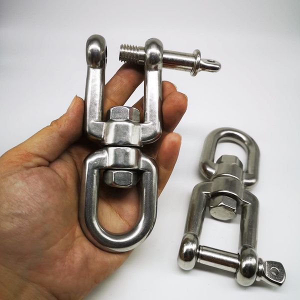 

2pcs m12 304 из нержавеющей стали челюсть - глаз поворотный крюк оковы