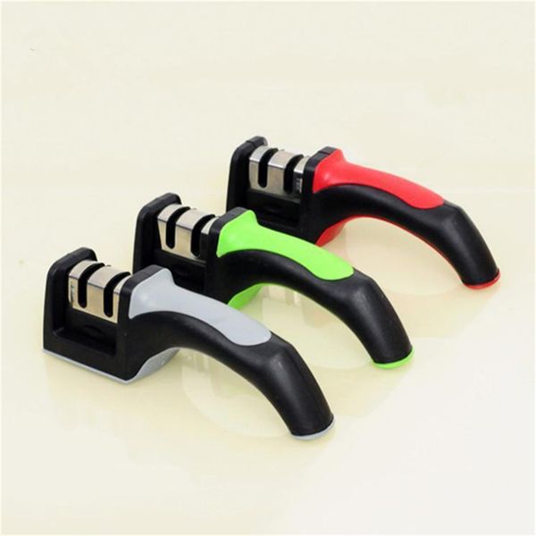 

1шт 3 этапа профессиональный нож точилка кухня точильный камень вольфрам сталь и керамические кухонные ножи инструменты аксессуары