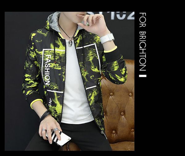 

дизайнер men jacket новая мода двусторонний luxury hoodie европа сша tide brand motorcycle пальто вскользь удобные куртки m-4xl, Black;brown