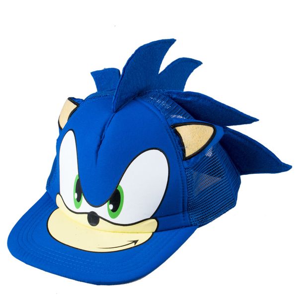 

cute boy sonic the hedgehog cartoon youth adjustable baseball hat cap blue for boys selling pet supplies, Yellow