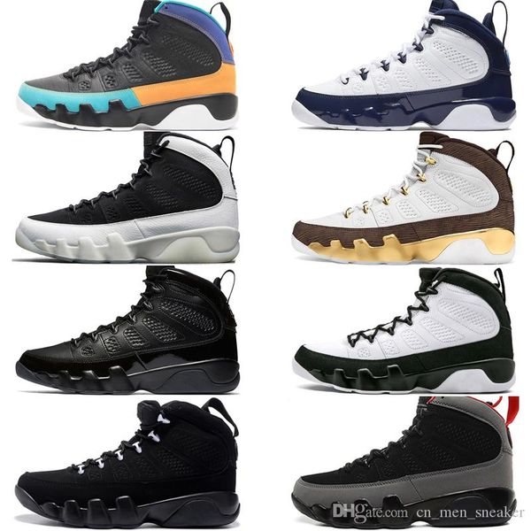 

in stock 9 9s dream it do it unc mop melo mens basketball shoes la og space jam men bred black anthracite sports sneakers designer trainers, White;red
